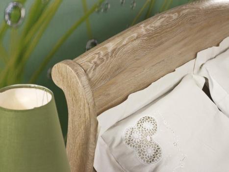 Cama Guillaume fabricada en madera de roble macizo de estilo Louis Philippe 140*190