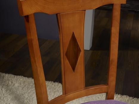 Syriel chair made of solid cherry wood Louis Philippe