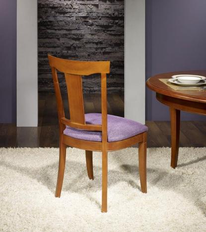 Syriel chair made of solid cherry wood Louis Philippe