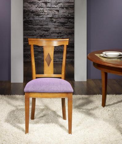 Syriel chair made of solid cherry wood Louis Philippe