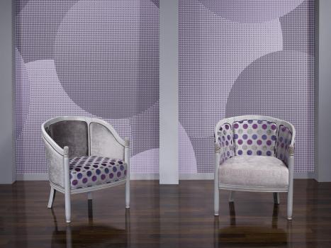 Silla Elena Cabriolet fabricado en madera de haya macizo estilo Louis Philippe