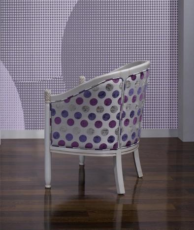 Silla Elena Cabriolet fabricado en madera de haya macizo estilo Louis Philippe