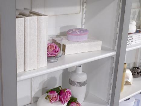 Biblioteca Carolina fabricada en madera de cerezo macizo en estilo Directoire 