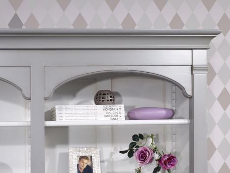 Biblioteca Carolina fabricada en madera de cerezo macizo en estilo Directoire 