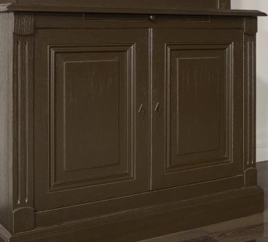 Biblioteca Sylvain fabricada en madera de roble macizo de estilo Directoire
