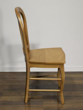 Silla Hugo fabricada en madera de roble macizo en estilo Louis Philippe ASIENTO DE ROBLE