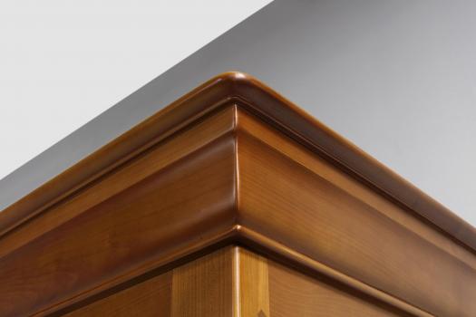 Anna Solid Cherrywood Louis Philippe style Wardrobe