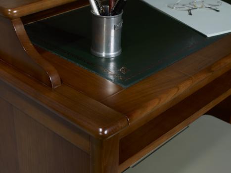 Escritorio Informático Malorie fabicado en madera de cerezo en estilo Louis Philippe