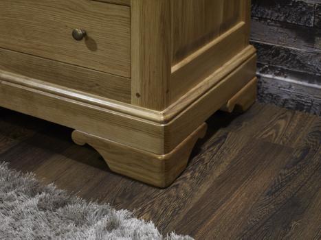 Secretaria estilo francés fabricada en madera de roble macizo estilo Louis Philippe