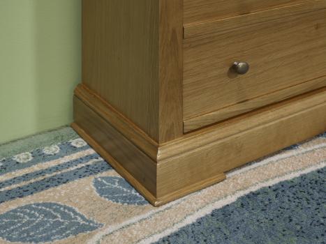 Mueble zapatero fabricado en madera de Roble al estilo Louis Philippe 