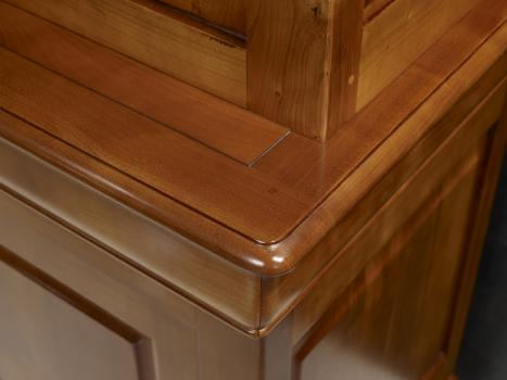 Salomé Solid Cherrywood Louis Philippe style Bookcase