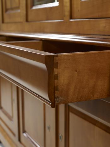 Salomé Solid Cherrywood Louis Philippe style Bookcase