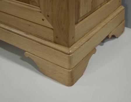 Secretaria estilo francés Jade fabricada en madera de roble macizo estilo Louis Philippe