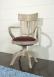 Sillón de oficina giratorio Jules fabricado en madera de roble macizo al estilo Louis Philippe