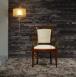 Sillón Eva fabricado en madera de cerezo macizo estilo Louis Philippe