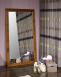 Espejo de cristal biselado 180x100 fabricado en madera de cerezo macizo