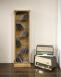 Mueble Torre CD/DVD fabricado en madera de Roble macizo estilo Louis Philippe