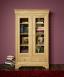 Biblioteca Luis de 2 puertas fabricada en madera de roble macizo estilo Louis Philippe 