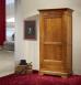 Armario Saul de 1 puerta y 2 cajones fabricado en madera de Cerezo macizo estilo Directoire