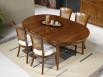 Mesa de comedor Ovalada Julia 180*120 fabricada en madera de Cerezo macizo al estilo Louis Philippe con 5 extensiones
