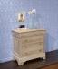 Cómoda Guillermo de 4 cajones fabricada en madera maciza de roble macizo estilo Louis Philippe 