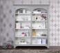 Biblioteca Carolina fabricada en madera de cerezo macizo en estilo Directoire 