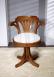 Silla de escritorio Emilio  fabricada en madera de haya maciza estilo Louis Philippe