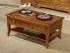 Mesa de centro rectangular Paule fabricada en madera de cerazo macizo al estilo Louis Philippe
