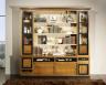 Biblioteca Louison de 2 cuerpos fabricada en madera de cerezo macizo estilo Directoire