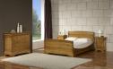 Cómoda Vicente de 7 cajones fabricada en madera de roble macizo estilo Louis Philippe