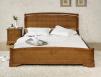 Cama Leila fabricada en madera de cerezo maciza en estilo Louis Philippe 160x200