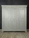 Armario Luis de 3 puertas Luis fabricado en madera de roble macizo estilo Louis Philippe