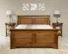 Cama barco Rémy fabricada en madera de cerezo macizo al estilo Louis Philippe 160X200
