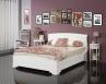 Léa Solid Cherrywood Louis Philippe style Bed