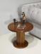 Pedestal Anne-Sophie fabricado en madera maciza de cerezo estilo contemporáneo