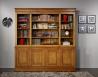 Biblioteca Mona fabricada en madera de Cerezo macizo en estilo Louis Philippe