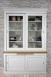 Armario vitrina Habencio con 2 puertas fabricado en madera de roble macizo estilo Directoire Puertas correderas