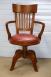 Silla de escritorio Carlos fabricado en madera de haya maciza al estilo Louis Philippe