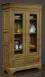 Biblioteca Luis de 2 puertas fabricada en madera de roble macizo en estilo Louis Philippe acabado roble medio
