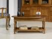 Mesa de centro Victor con alas abatibles fabricada en madera de roble macizo en estilo Louis Philippe 