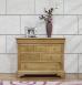 Cómoda Ludovic fabricada en madera maciza de roble en estilo Louis Philippe 