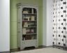 Estantería librería fabricada en madera maciza de cerezo en estilo Louis Philippe
