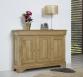 Aparador Aldo de 3 puertas fabricado en madera de roble macizo al estilo Louis Philippe