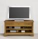 Mueble TV 16/9 Gabriel fabricado en madera de Roble macizo al estilo Louis Philippe