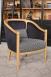 Sillón Paul de roble macizo estilo Louis Philippe Cabriolet AMC Luxury02