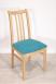 Silla de roble macizo Contemporánea Asiento Apollo Turquesa Clément