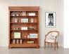Librería Sarah de roble macizo de estilo Louis Philippe con 4 estantes