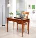 Escritorio Céline de 2 cajones de madera de cerezo estilo Directoire