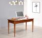Escritorio Iris de 3 cajones en madera de cerezo de estilo Directoire