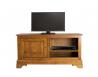 Mueble de TV 16/9 Luana fabricado en madera de Cerezo macizo al estilo Louis Philippe